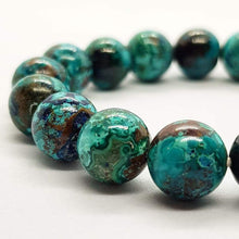 Load image into Gallery viewer, Chrysocolla Beads Bracelet with 925 Sterling Silver - Jillian&Jacob Gemstones