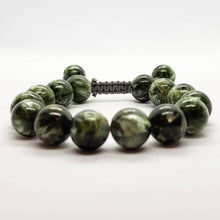 Load image into Gallery viewer, Seraphinite Beads Bracelet with 925 Sterling Silver - Jillian&Jacob Gemstones