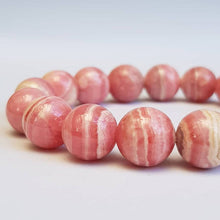 Load image into Gallery viewer, 100% Genuine Rhodochrosite Stone Bracelet by - JillianandJacob Gemstones