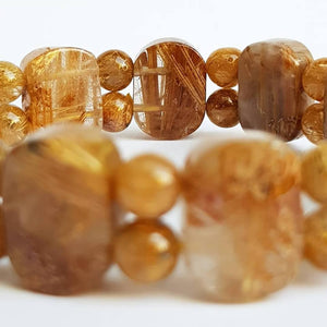 Golden Rutilated Fancy Handrow