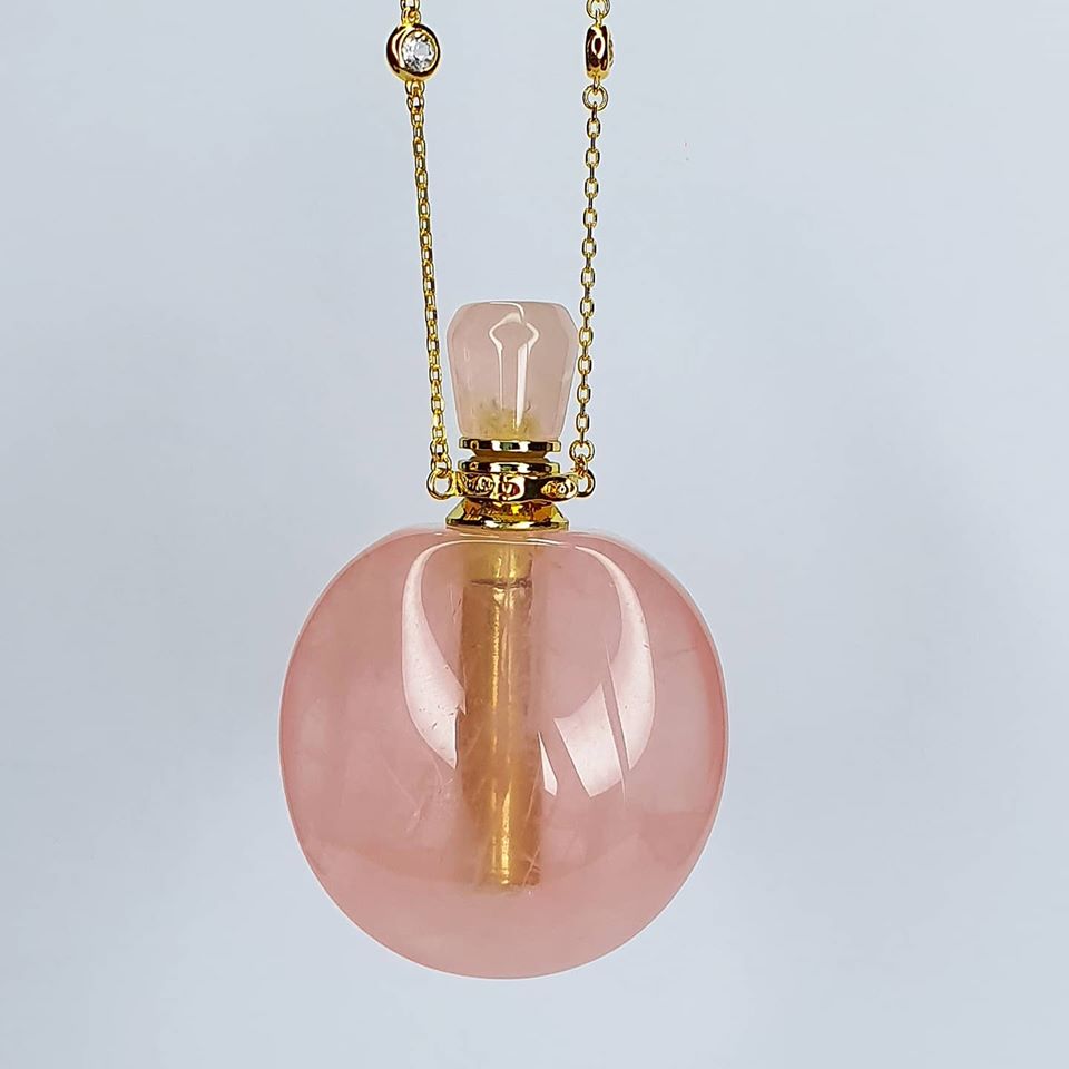 Diffuser - Rose Quartz Round (Big)