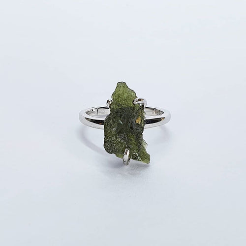 Ring - Raw Moldavite D1