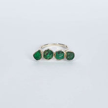 Load image into Gallery viewer, Ring - Emerald 4 Stones