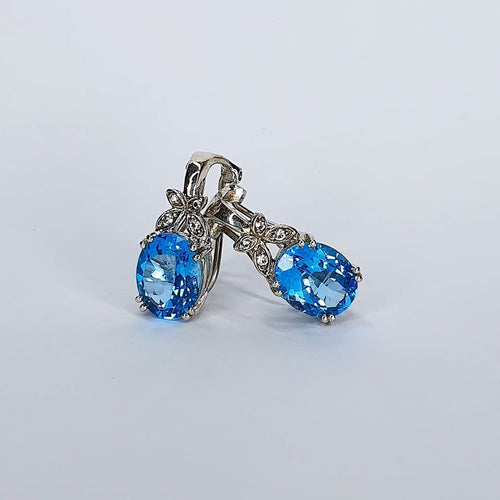 Earring - Blue Topaz