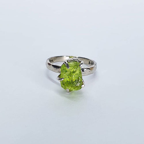 Ring - Raw Peridot