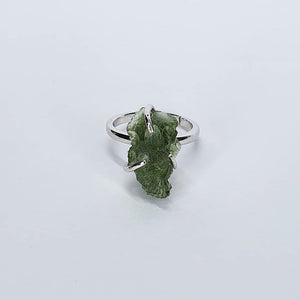 Ring - Raw Moldavite D3