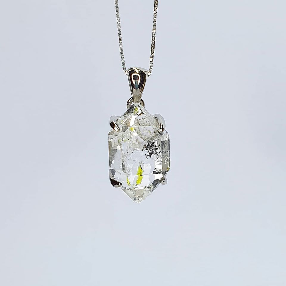 Pendant - Raw Herkimer Diamond (Rare)