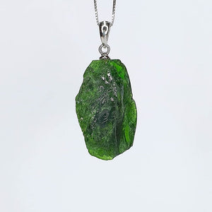 Pendant - Raw Chrome Diopside