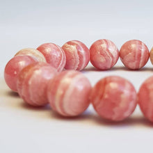 Load image into Gallery viewer, Rhodochrosite Beads Bracelet by - JillianandJacob Gemstones