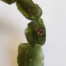 Load image into Gallery viewer, Moldavite Raw Bracelet